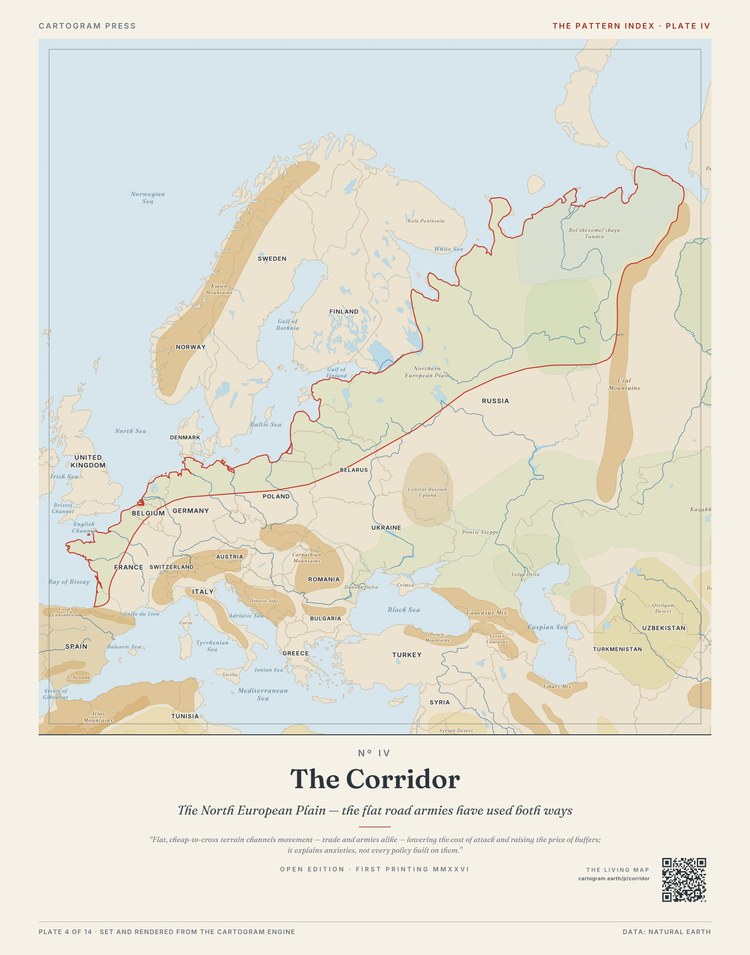 Plate IV — The Corridor