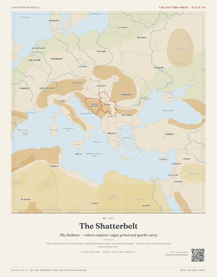 Plate XII — The Shatterbelt
